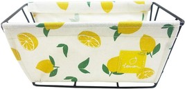 Aipoke Epoch Metal Holder Desk Table Organizer Home Decor Lemon Yellow Canvas - £25.07 GBP