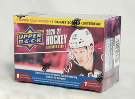 NEW Upper Deck NHL 2020-21 Extended Series Hockey Trading Card SEALED Bo... - £15.53 GBP