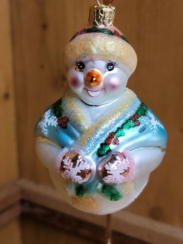 Primary image for Christopher Radko 1998 Jolly Wrap Junior Ornament Juvenile Diabetes Charity 4"