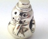 Authentic PANDORA Snowman Charm, Sterling Silver 790374 New - $23.74