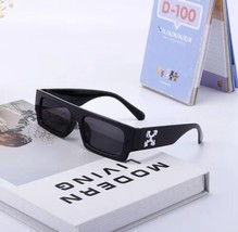 Rectangle Frame Fashion Sunglasses For Man And Women Retro Vintage Designer Shad - £15.46 GBP