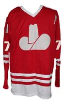 Any Name Number Calgary Cowboys Retro Hockey Jersey New Red Any Size - £40.08 GBP+