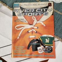 RARE  2002 2003 River City Sports catalog NHL Hockey w/ order form Winter - $22.79