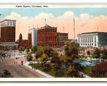 Public Square Cleveland  Ohio OH WB Postcard H22 - £2.29 GBP