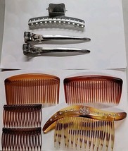 vintage hair clip lot Of 8 - $166.08 MXN