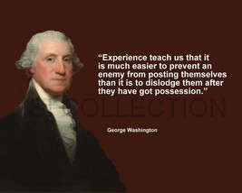 George Washington &quot;Experience Teach Us That It Is...&quot; Quote Photo Various Sizes - £3.87 GBP+