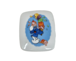 VINTAGE 1982 SMURFS ICE CREAM CERAMIC PORCELAIN TRINKET / JEWELRY BOX W/... - $23.75