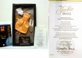 Franklin Mint Jackie Kennedy Doll Peach Day Dress  Eensemble - £31.38 GBP