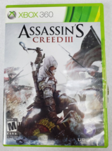Assassin&#39;s Creed III (Microsoft Xbox 360, 2012) NTSC Complete CIB with Manual - £6.06 GBP