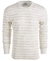 American Rag Mens Striped Thermal Shirt, Size Medium - $13.80