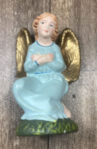 Vintage Paper Mache Nativity Kneeling Angel - £8.48 GBP