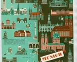 Munich Germany Photo Brochure with Maps 1952 - $17.82