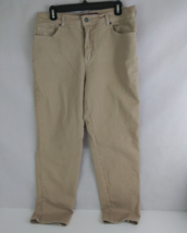 Gloria Vanderbilt Women&#39;s Tan Bootcut Jeans Size 12 - $20.47 CAD