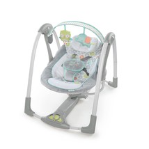Ingenuity Swing &#39;n Go 5-Speed Baby Swing - Foldable, Portable, 2 Plush Toys &amp; S - £72.79 GBP