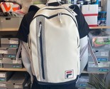Fila Tennis Backpack Badminton Racket Racquet Sports Bag White [DP] FT38... - £74.65 GBP