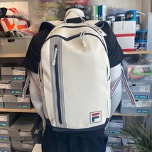 Fila Tennis Backpack Badminton Racket Racquet Sports Bag White [DP] FT38... - £74.62 GBP