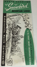 Vintage Snowbird Mountain Lodge Brochure Smoky Mnts North Carolina BRO13 - $14.84