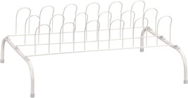 White 9-Pair Wire Shoe Rack From Household Essentials - £31.11 GBP