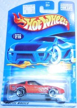 2001 Hot Wheels Mattel Wheels &quot;Corvette&quot; #219 Mint Car On Sealed Card - £3.13 GBP