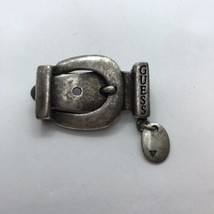 Vintage Guess Brooch Pin Belt Buckle Metal Dangler retro 80s 90s - £15.57 GBP