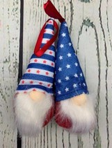 10 Pack Plush Gnomes Tree Decorations Hanging Ornaments Handmade 4th of July - £16.11 GBP