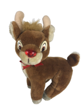 Vintage Applause Rudolph the Red Nosed Reindeer 1995 Stuffed Plush Anima... - $27.83
