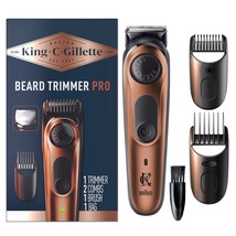 King C. Gillette Beard Trimmer Pro With 40 Beard Length Settings In Precise - £50.76 GBP