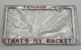Vintage License Plate Metal Frame Tennis That’s My Racket New Old Stock - £26.11 GBP