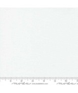 Moda BELLA SOLIDS White Bleached 9900 98 Cotton Quilt Fabric By The Yard - $7.91