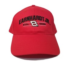 Bud Racing Dale Earnhardt Jr #8 Hat Cap Snapback Red Budweiser NASCAR Ch... - £10.81 GBP