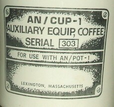 AN-1/Cup-1 radar set funny novelty military coffee ceramic mug/cup - $15.00