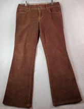 Hollister Bootcut Pants Womens Size 9 Brown Corduroy Cotton Pockets Flat Front - £12.86 GBP