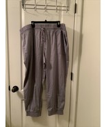 A New Day Women&#39;s Pluss Gray Athletic Casual Jogger Track Pants Pockets ... - $37.83