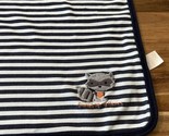 Baby B’Gosh Raccoon Bandit Blue Baby Blanket Rare Great Preloved Condition - £32.64 GBP
