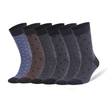 Bamboo Casual and Dress Socks for Men Breathable with Gift Box 6 Pairs - £23.29 GBP