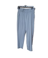 Freeprance Women&#39;s XL Pants Casual Trouser Paper Bag Elastic Pull On Grey - $9.47