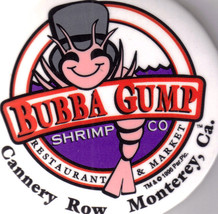BUBBA GUMP Cannery row, Monterey, CA. Promo Button  - £3.94 GBP