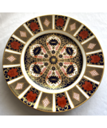 Royal Crown Derby Old Imari  10 1/2&quot; Dinner Plate 24 K Gold Hand Painted - $2,274.71 MXN