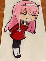 Darling In The Franxx Zero Two Decal Sticker Bam Anime Limited 6&quot; x 3 3/4&quot; - £7.49 GBP