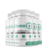 5-Pack Gluco6 Blood Pills - Gluco 6 Supplement For Blood Sugar Support- 300 Caps - £87.92 GBP