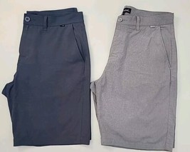 Travis Mathew 34x10 Blue And Gray Heather Stretch Tech Mens Golf Shorts Lot Of 2 - £29.52 GBP