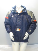 Denver Broncos Jacket (VTG) - Pro Line Puffer Pullover by Starter - Men&#39;s Large - £100.22 GBP