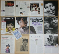 ARETHA FRANKLIN clippings 1960s/00s magazine articles photos Queen of Soul music - £6.80 GBP