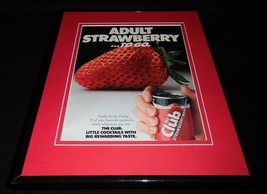 1982 The Club Strawberry Margarita Framed 11x14 ORIGINAL Vintage Advertisement - £27.45 GBP