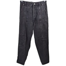 80s 90s Wrangler Silverlake Bareback Black Made In USA Jeans 31x34 Vtg (No Tag) - £56.76 GBP