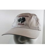 Embroidered WOLFHOUND STRONG - 100% Cotton Canvas Hat Cap - Light Gray - £10.09 GBP