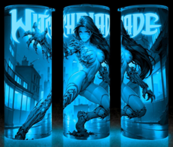 Glow in the Dark Witchblade Sexy Comic Book Superhero Cup Mug Tumbler 20 oz - $22.72