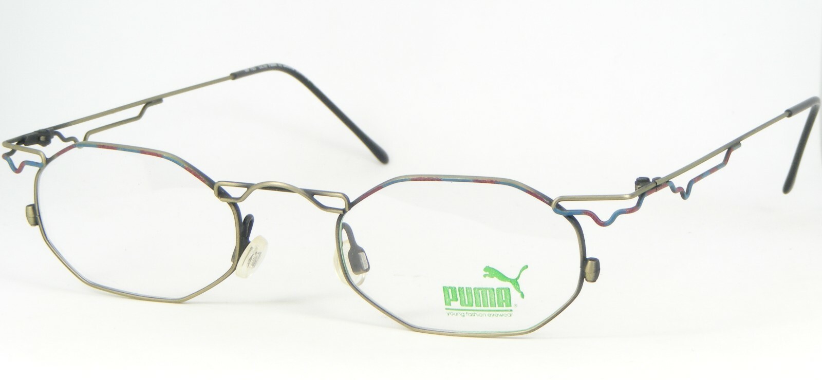 PUMA Par Licefa MP783 619 Multicolore Lunettes Vintage Cadre 47-21-145mm - $62.37