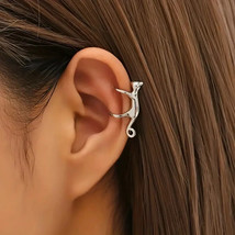 Earrings Jewelry Cat Design Ear Cuff Non-Perforated Cartilage - $9.49