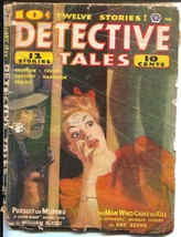 Detective Tales 2/1944-Atlas-DL Champion-Day Keene-hard boiled pulp-P - £24.05 GBP